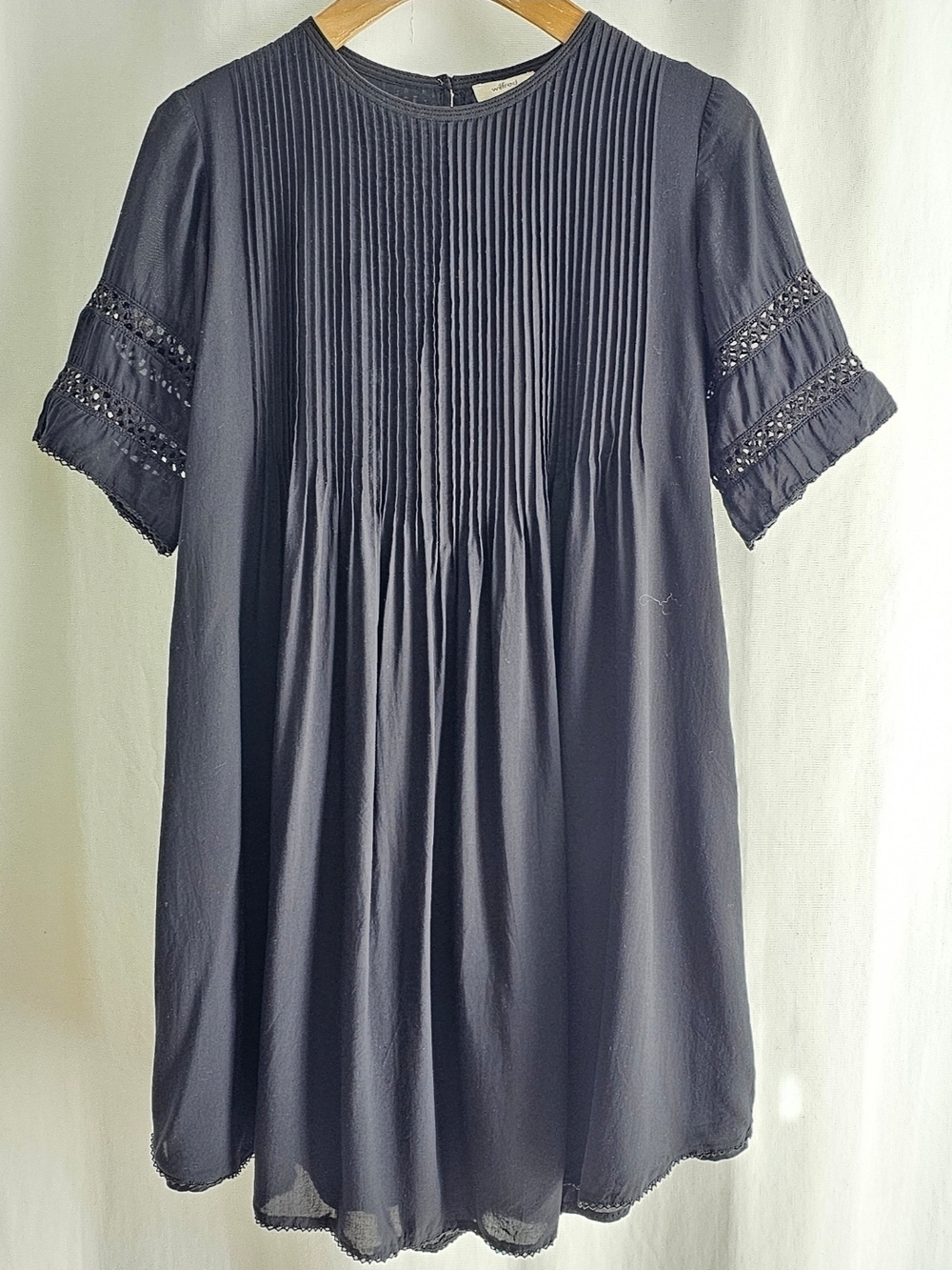 Aritzia Wilfred Black Sonore Embroidery Dress - Picture 8 of 16